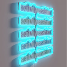 Charger l&#39;image dans la galerie, Motivational Support Team Assistant Colorful Neon Sign with RGB Lights