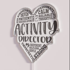 RGB Neon Sign for Activity Directors and Program Coordinators Office Decoration