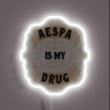 Charger l&#39;image dans la galerie, Vibrant AESPA logo RGB neon light home decor accent