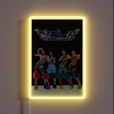 Aespa Supernova RGB Neon Sign with Vibrant Color Effects Lighting