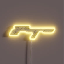 Charger l&#39;image dans la galerie, Aespa Whiplash logo illuminated in vibrant white neon lighting