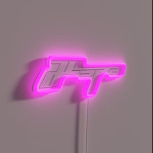 Charger l&#39;image dans la galerie, Aespa Whiplash logo in vibrant white RGB neon glow