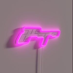 Aespa Whiplash logo in vibrant white RGB neon glow