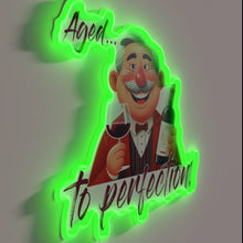 Charger l&#39;image dans la galerie, Vibrant Aged Neon Sign with Rich RGB Color Accents