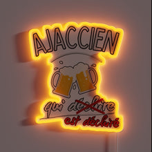 Charger l&#39;image dans la galerie, Ajaccio-themed beer enthusiast gift for the modern man&#39;s cave decor.
