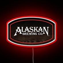 Charger l&#39;image dans la galerie, Alaskan Brewing Logo RGB neon sign red