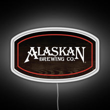 Charger l&#39;image dans la galerie, Alaskan Brewing Logo RGB neon sign white 