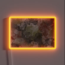 Charger l&#39;image dans la galerie, Vibrant Neon Sign with Earthy Muted Tones in RGB Display.