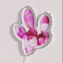 Charger l&#39;image dans la galerie, Vibrant Prickly Pear Cactus Art with Neon Glow LED Lighting
