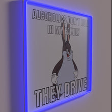 Charger l&#39;image dans la galerie, Big Chungus humorously redefines &#39;alcohol runs in families&#39; with colorful whimsy.