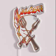 Charger l&#39;image dans la galerie, Eye-catching Neon Barbecue Sign with Color-Changing RGB LED Lighting Effects