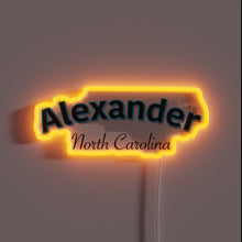 Charger l&#39;image dans la galerie, Handcrafted American-Made RGB Neon Sign of Tar Heel Pride Emblem