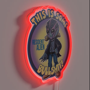 Alien I'm Not Human Graphic Novelty Perfect Christmas Gift Sign