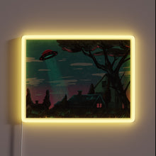 Charger l&#39;image dans la galerie, Intergalactic Warning System: Protect Earth from Alien Invasion Alert Sign