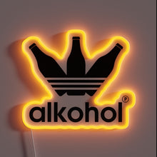 Charger l&#39;image dans la galerie, Neon Bar Sign with Vibrant RGB Alcohol Theme Lighting Effects