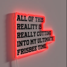 Charger l&#39;image dans la galerie, Ultimate Frisbee fan&#39;s life consumed by adulting and responsibilities nearby.