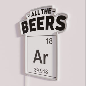 Vibrant Bar Decorations Neon Sign For All Types Of Beers