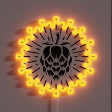 Charger l&#39;image dans la galerie, Eye-catching RGB neon sign advertising premium beer with supreme hops.