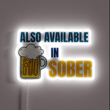 Charger l&#39;image dans la galerie, Neon bar sign for sobriety support and recovery encouragement at home.
