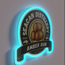 Charger l&#39;image dans la galerie, Amber glow ambiance with customizable RGB neon lighting accents anywhere.