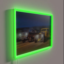 Charger l&#39;image dans la galerie, Vintage-inspired American Graffiti RGB neon sign decor for nostalgic ambiance