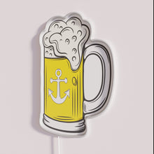 Charger l&#39;image dans la galerie, Neon beer bar pub decor with colorful Anchor Steam branding