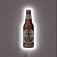 Charger l&#39;image dans la galerie, Eye-catching neon sign adds vibrant color to any Anchor Steam bottle.