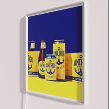 Charger l&#39;image dans la galerie, Neon anchor wall decor with vibrant RGB color illumination accents.