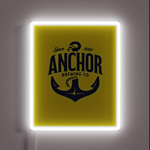 RGB LED Neon Sign for Anchored Nautical and Gaming Enthusiasts