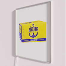 Charger l&#39;image dans la galerie, Vibrant Anchor Steam Brand Logo RGB Color Changing Neon Sign