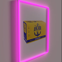 Charger l&#39;image dans la galerie, Nautical-themed anchor with vibrant steam and glowing neon color accents