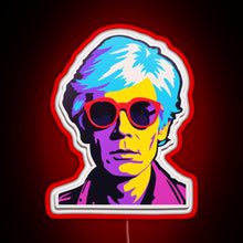 Charger l&#39;image dans la galerie, Andy Warhol Persona RGB neon sign red