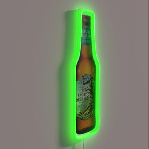 Angry Orchard Hard Cider Crisp Apple Logo RGB Neon Sign