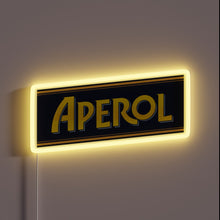 Charger l&#39;image dans la galerie, Sleek Aperol neon sign – perfect for that retro cocktail bar vibe 🟧✨