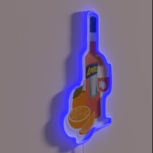 Charger l&#39;image dans la galerie, Brightly lit orange and red neon bar decoration, Aperol Spritz vibe