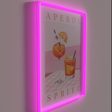Charger l&#39;image dans la galerie, Aperol Spritz vintage cocktail ambiance in your home bar lounge.