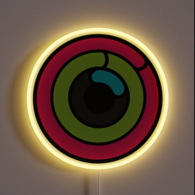 Neon RGB Sign for Coding Enthusiasts at WWDC Apple Event