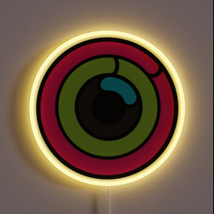 Neon RGB Sign for Coding Enthusiasts at WWDC Apple Event