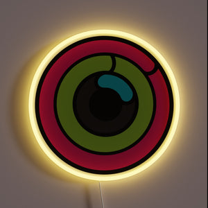 Colorful WWDC themed neon sign for Apple developer gatherings