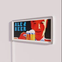 Charger l&#39;image dans la galerie, Vintage 1930s Art Deco Style Neon Sign for Ale and Beer Enthusiasts