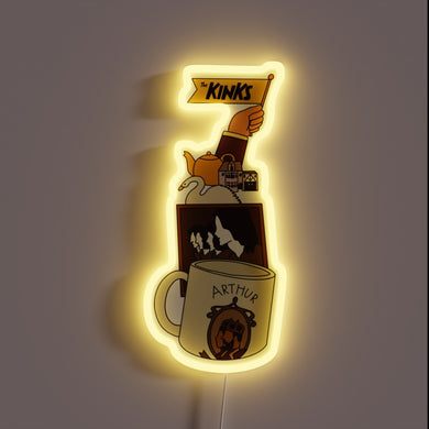 Vintage Arthur from The Kinks iconic music band inspired design.