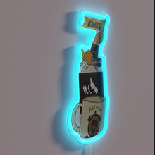 Charger l&#39;image dans la galerie, Authentic retro inspired Arthur from The Kinks music art neon