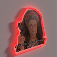 Charger l&#39;image dans la galerie, Neon sign declaring a mystical reading of one&#39;s emotional shields.
