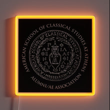 Charger l&#39;image dans la galerie, ASCSA Alumni Association logo in bold black and neon colors.