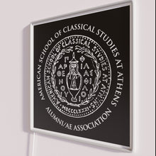 Charger l&#39;image dans la galerie, Customizable Neon Sign for ASCSA Alumni Association with Distinct Logo Design