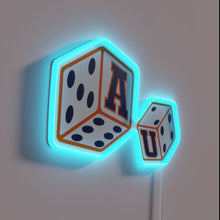 Charger l&#39;image dans la galerie, Auburn University Beer Die Neon Sign with Color Changing RGB Lighting.