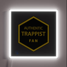 Charger l&#39;image dans la galerie, RGB Neon Sign Illuminates Ambiance with Authentic Trappist Fan Design