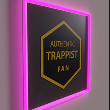 Charger l&#39;image dans la galerie, Authentic Trappist fan lighting with RGB neon glow effect