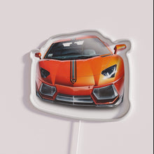 Charger l&#39;image dans la galerie, Eye-catching neon Aventador LED wall decor for car enthusiasts everywhere