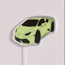 Charger l&#39;image dans la galerie, Neon Lambo Sports Car Wall Sign with Color Changing Lighting